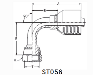 Шланговый фитинг ST056